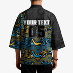 Custom Titans Kimono Knight Mascot With Aboriginal Indigenous