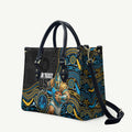 Custom Titans Leather Bag Knight Mascot With Aboriginal Indigenous