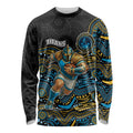 Custom Titans Long Sleeve Shirt Knight Mascot With Aboriginal Indigenous