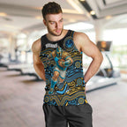 Custom Titans Men Tank Top Knight Mascot With Aboriginal Indigenous
