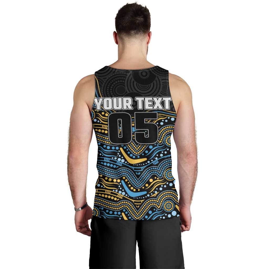 Custom Titans Men Tank Top Knight Mascot With Aboriginal Indigenous