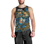 Custom Titans Men Tank Top Knight Mascot With Aboriginal Indigenous