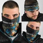Custom Titans Neck Gaiter Knight Mascot With Aboriginal Indigenous
