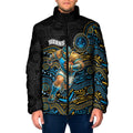 Custom Titans Padded Jacket Knight Mascot With Aboriginal Indigenous