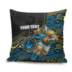 Custom Titans Pillow Cover Knight Mascot With Aboriginal Indigenous