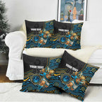 Custom Titans Pillow Cover Knight Mascot With Aboriginal Indigenous