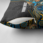 Custom Titans Pillow Cover Knight Mascot With Aboriginal Indigenous