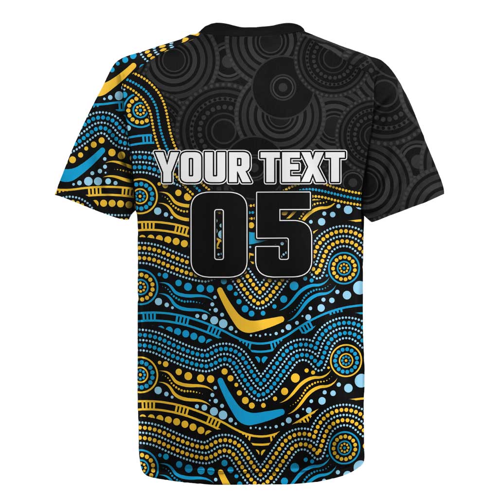 Custom Titans Rugby Jersey Knight Mascot With Aboriginal Indigenous