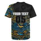 Custom Titans Rugby Jersey Knight Mascot With Aboriginal Indigenous