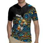 Custom Titans Rugby Jersey Knight Mascot With Aboriginal Indigenous