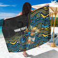 Custom Titans Sarong Knight Mascot With Aboriginal Indigenous