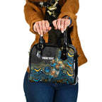 Custom Titans Shoulder Handbag Knight Mascot With Aboriginal Indigenous