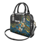 Custom Titans Shoulder Handbag Knight Mascot With Aboriginal Indigenous