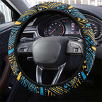 Titans Steering Wheel Cover Knight Mascot With Aboriginal Indigenous