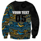 Custom Titans Sweatshirt Knight Mascot With Aboriginal Indigenous