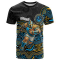 Custom Titans T Shirt Knight Mascot With Aboriginal Indigenous