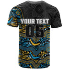 Custom Titans T Shirt Knight Mascot With Aboriginal Indigenous