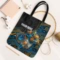 Custom Titans Tote Bag Knight Mascot With Aboriginal Indigenous