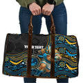 Custom Titans Travel Bag Knight Mascot With Aboriginal Indigenous
