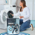 Custom Sharks Laundry Basket Fish Mascot With Aboriginal Indigenous