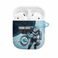 Custom Sharks AirPods Case Fish Mascot With Aboriginal Indigenous