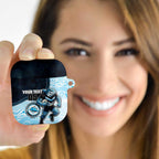 Custom Sharks AirPods Case Fish Mascot With Aboriginal Indigenous