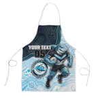 Custom Sharks Apron Fish Mascot With Aboriginal Indigenous