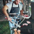 Custom Sharks Apron Fish Mascot With Aboriginal Indigenous
