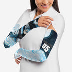 Custom Sharks Arm Sleeves Fish Mascot With Aboriginal Indigenous
