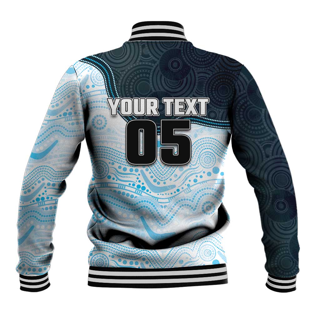 Custom Sharks Baseball Jacket Fish Mascot With Aboriginal Indigenous