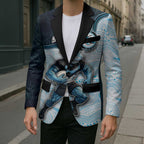 Custom Sharks Blazer Fish Mascot With Aboriginal Indigenous