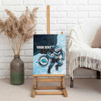 Custom Sharks Canvas Wall Art Fish Mascot With Aboriginal Indigenous
