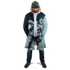 Custom Sharks Cloak Fish Mascot With Aboriginal Indigenous