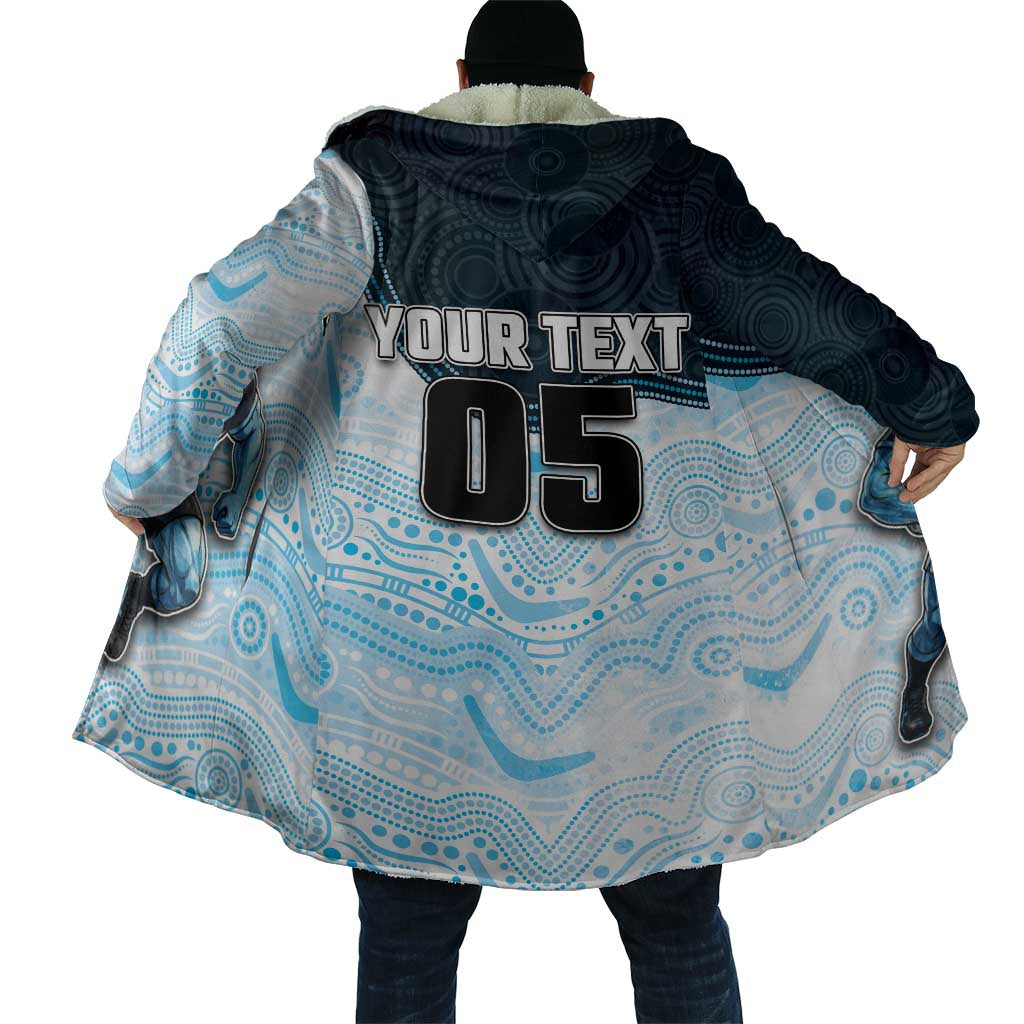 Custom Sharks Cloak Fish Mascot With Aboriginal Indigenous