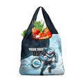Custom Sharks Grocery Bag Fish Mascot With Aboriginal Indigenous