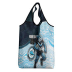 Custom Sharks Grocery Bag Fish Mascot With Aboriginal Indigenous