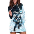Custom Sharks Hoodie Dress Fish Mascot With Aboriginal Indigenous