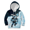 Custom Sharks Kid Hoodie Fish Mascot With Aboriginal Indigenous