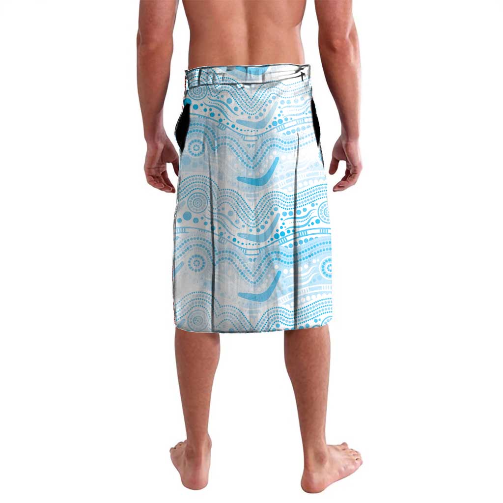Custom Sharks Lavalava Fish Mascot With Aboriginal Indigenous
