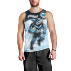 Custom Sharks Men Tank Top Fish Mascot With Aboriginal Indigenous