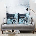 Custom Sharks Pillow Cover Fish Mascot With Aboriginal Indigenous
