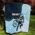 Custom Sharks Quilt Fish Mascot With Aboriginal Indigenous