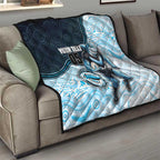 Custom Sharks Quilt Fish Mascot With Aboriginal Indigenous