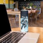 Custom Sharks Skinny Tumbler Fish Mascot With Aboriginal Indigenous