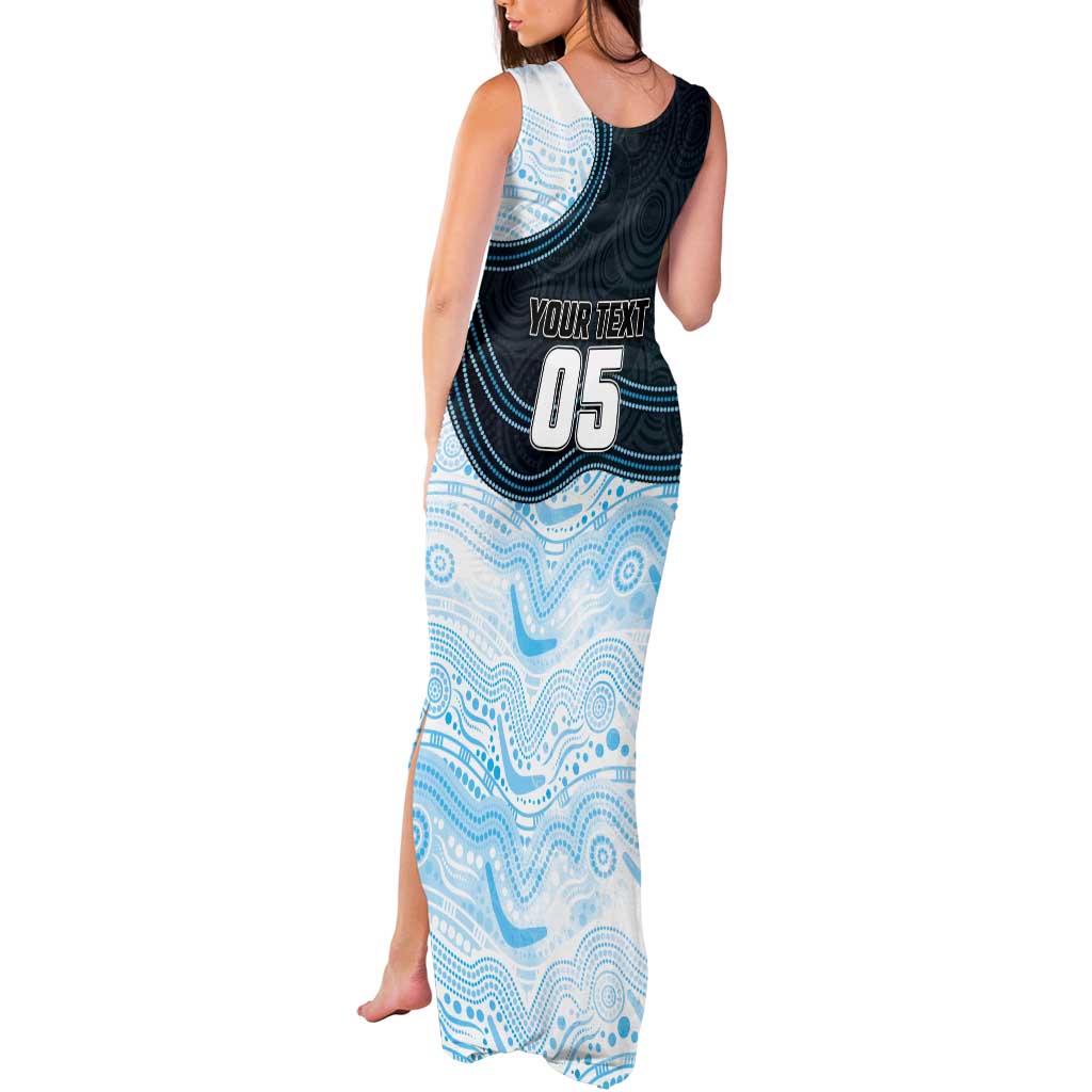 Custom Sharks Tank Maxi Dress Fish Mascot With Aboriginal Indigenous