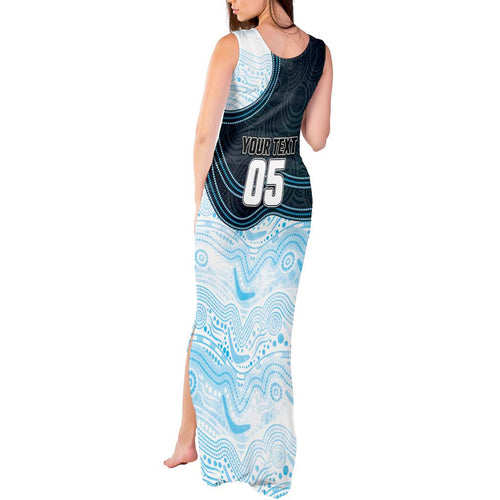 Custom Sharks Tank Maxi Dress Fish Mascot With Aboriginal Indigenous