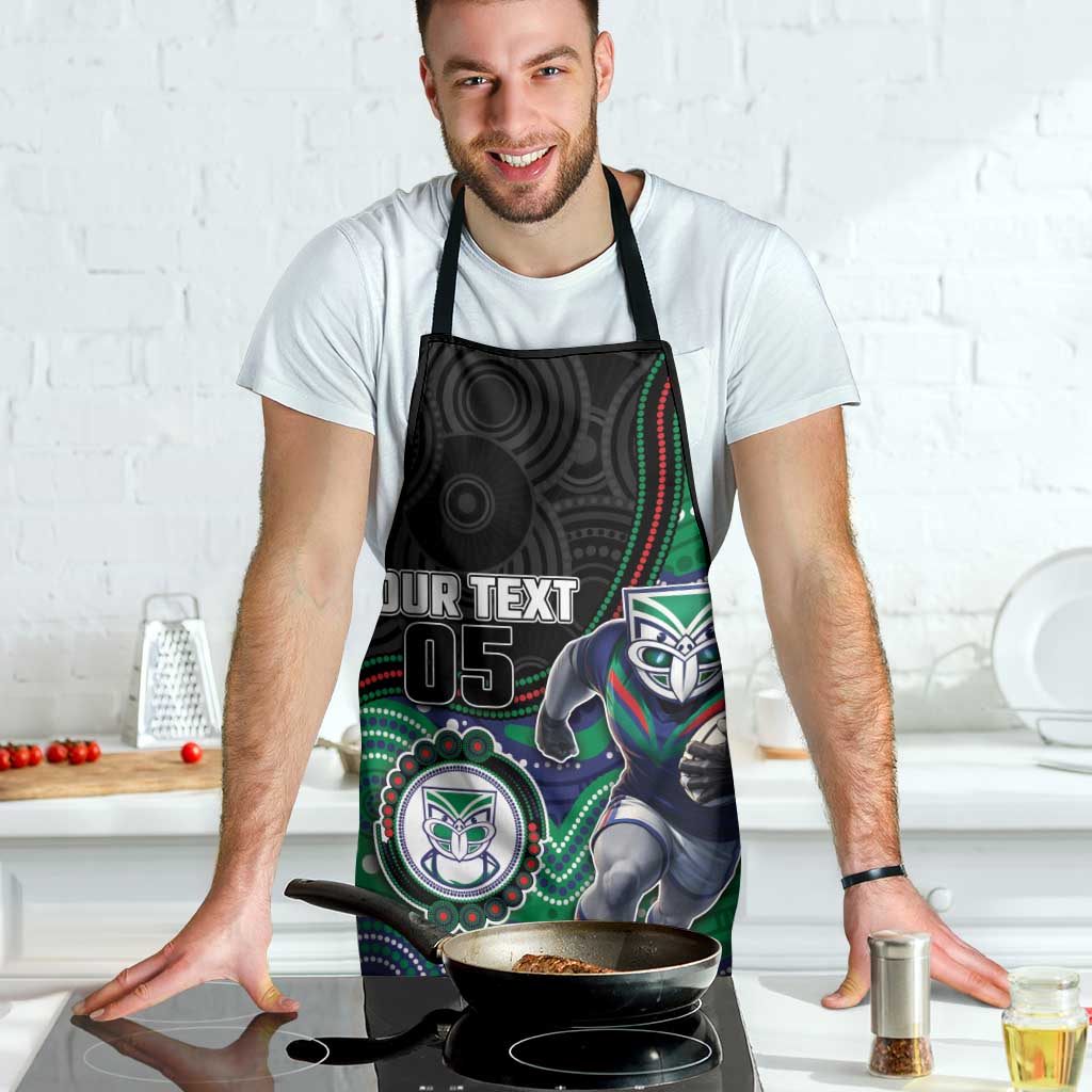 Custom Warriors Apron Tiki Mascot With Aboriginal Indigenous
