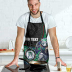 Custom Warriors Apron Tiki Mascot With Aboriginal Indigenous