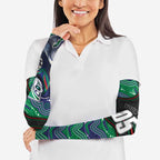 Custom Warriors Arm Sleeves Tiki Mascot With Aboriginal Indigenous