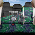 Custom Warriors Back Car Seat Cover Tiki Mascot With Aboriginal Indigenous